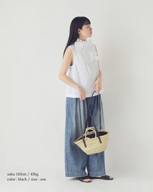 Aeta アエタ ロングハンドル バスケット バッグ Sサイズ “TAZA