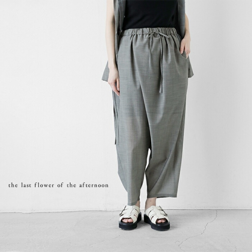 the last flower of the afternoon リネンパンツ 40%OFF】the last flower of the afternoon ラストフラワー