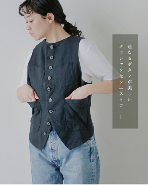 トップス the last flower of the afternoon : vest トップス the last flower of the afternoon : vest