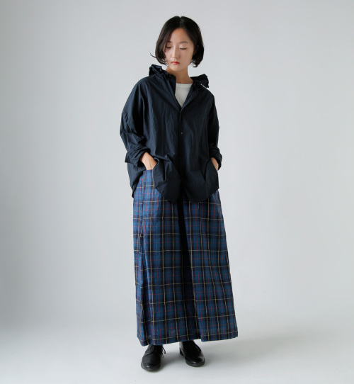 極美品 トゥジュー TOUJOURS 長袖シャツ バックギャザー ブラック TOUJOURS トゥジュー ファインヤーン コットン クロス シャツ