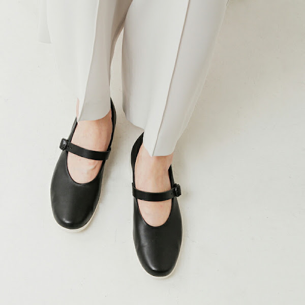 TRAVEL SHOES by chausser トラベルシューズバイショセ レザー ワンストラップ シューズ