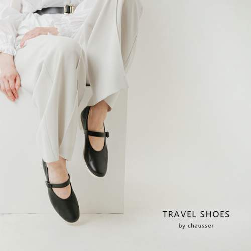 TRAVEL SHOES by chausser トラベルシューズバイショセ レザーワン