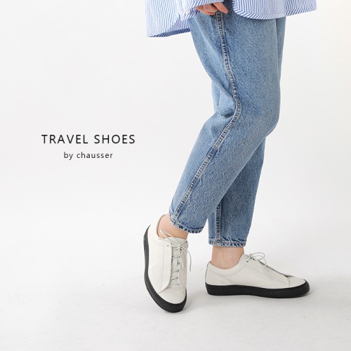 TRAVEL SHOES by chausser(トラベルシューズバイショセ)レザーフラット