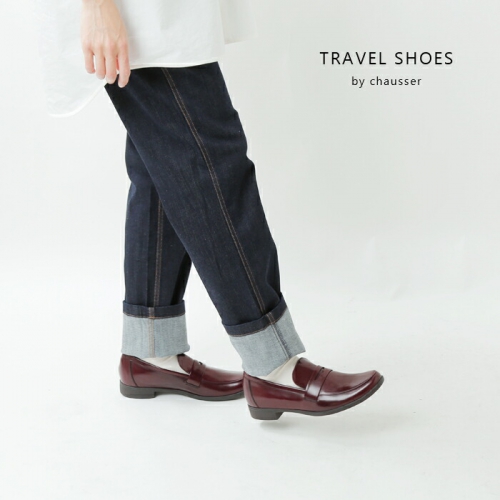 TRAVEL SHOES by chausser トラベルシューズバイショセ レザー 