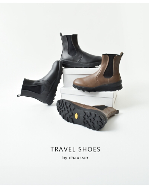 TRAVEL SHOES by chausser トラベルシューズバイショセ レザー