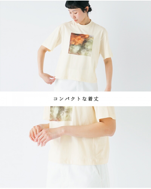 オトなつ　イヴ UNDYED アンダイド 別注 カラードオーガニックコットン ショート