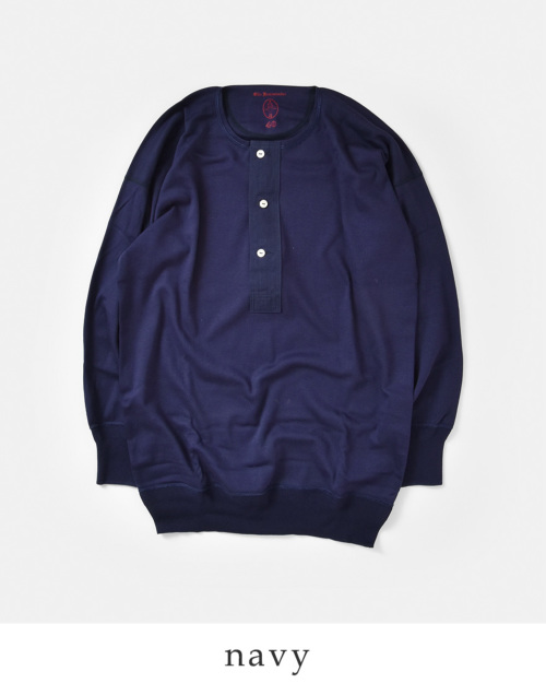 Olde Homesteader 長袖ヘンリーネック 40 Olde Homesteader オールドホームステッダー ヘンリーネック