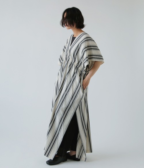 WONDER FULL LIFE◆トップス/FREE/コットン/BLK/WFL24-R103 WONDER FULL LIFE｜コットン チャンデリーシルク ノースリーブ