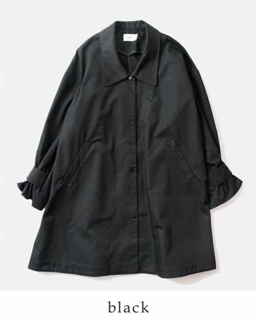 whyto ホワイト コットン テントライン コート “TENT LINE COAT