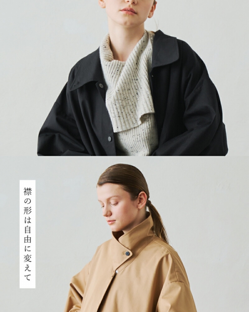 whyto ホワイト コットン テントライン コート “TENT LINE COAT 