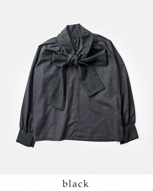 【30%OFF】ホワイト whyto コンビネーション ボウタイ ブラウス combination bou tie blouse wht24fbl4050 レディース WHYTO 【30%OFF】ホワイト whyto コンビネーション ボウタイ