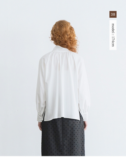 【30%OFF】ホワイト whyto コンビネーション ボウタイ ブラウス combination bou tie blouse wht24fbl4050 レディース WHYTO.｜コンビネーション ボウタイ ブラウス “combination bou