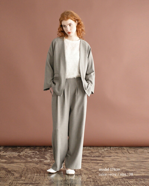ホワイト WHYTO. カットソー ジャガードブラウス レディース jacquard volume blouse ボリューム WHT24FBL4053 whyto ホワイト ジャガード ボリューム ブラウス “jacquard