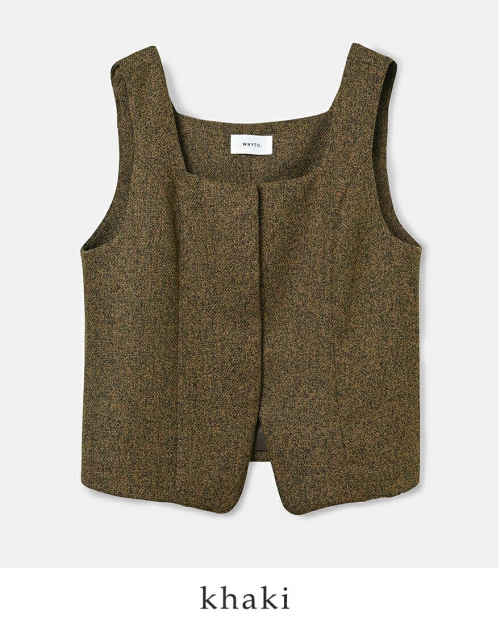 ホワイトビスチェ whyto ホワイト ミックスカラー ビスチェ “mix color bustier