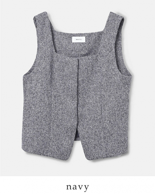 whyto ホワイト ミックスカラー ビスチェ “mix color bustier
