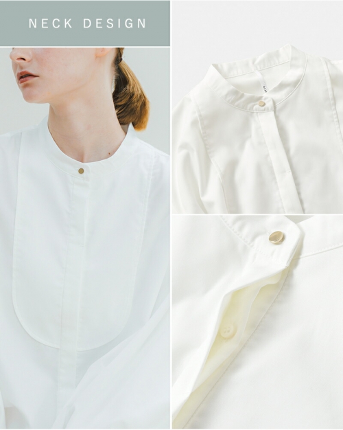 whyto ホワイト バルーンスリーブ ブラウス “BALOON SLEEVE BLOUSE