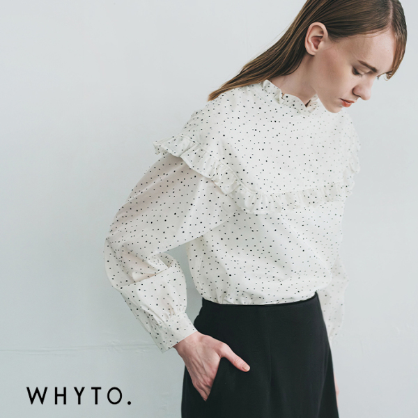 shiroconフローラドットブラウス 36 yori shirocon フローラドット