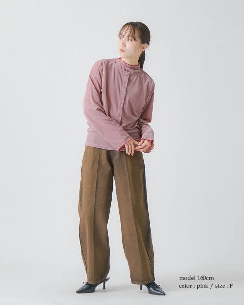 テイラー　　グッチ♡GG♡ベロアブラウス♡40♡レディース♡脇に破れあり テイラー様専用 グッチ♡GG♡ベロアブラウス♡40♡レディース