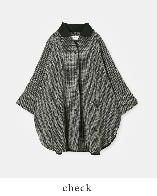 30%OFF】 whyto ホワイト ラウンド ケープ ジャケット “round cape