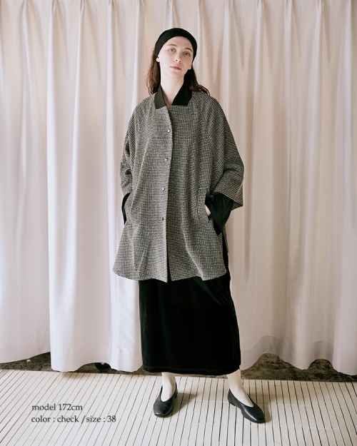 【値下げ可】23AW マーブル柄 ケープジャケット XS 値下げ可】23AW マーブル柄 ケープジャケット XS 値下げ可】23AW