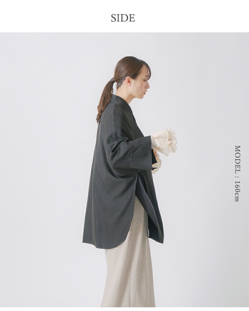 whyto ホワイト ラウンド ケープ ジャケット “round cape jacket