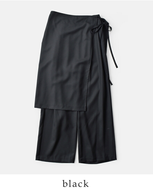 whiz limited /ブライトン エプロンパンツ新品未使用 whyto ホワイト レイヤード エプロン パンツ “layered apron pants