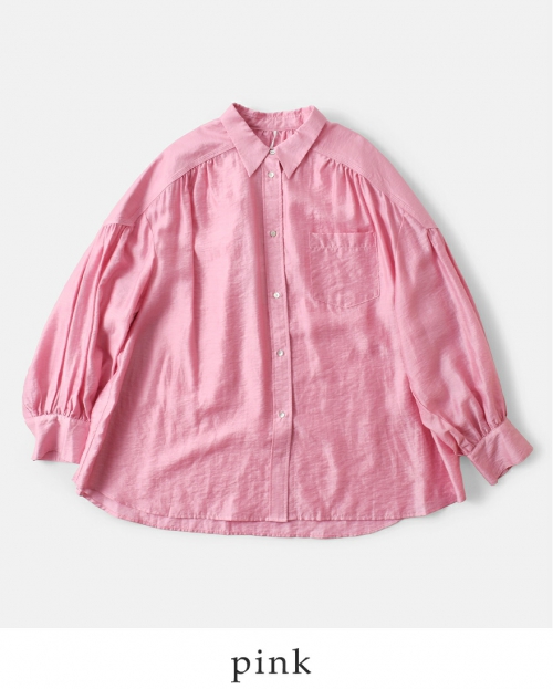 ホワイト ブラウス レディース WHYTO. SHEER VOLUME BLOUSE シアー ブラウス WHT25HBL4065 シャツ 長袖  タックギャザー≪★返品交換対象外≫ whyto ホワイト シアー ボリューム ブラウス “sheer volume