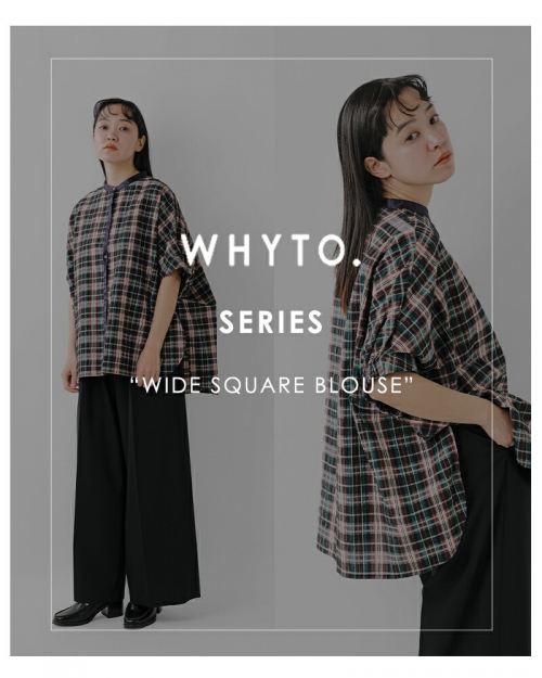 whyto ホワイト ギャザースリーブ ドレス “gather sleeve dress