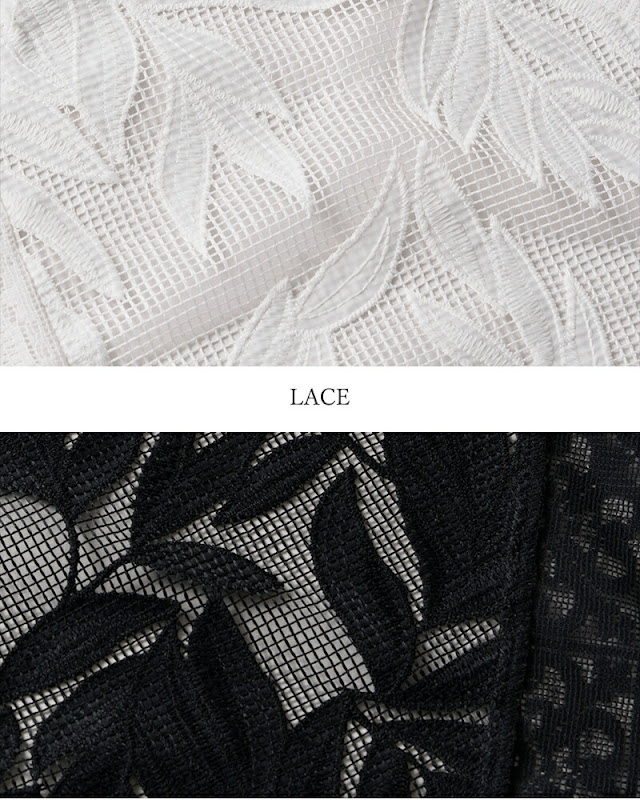 whyto ホワイト レース コンビネーション キャミソール “lace