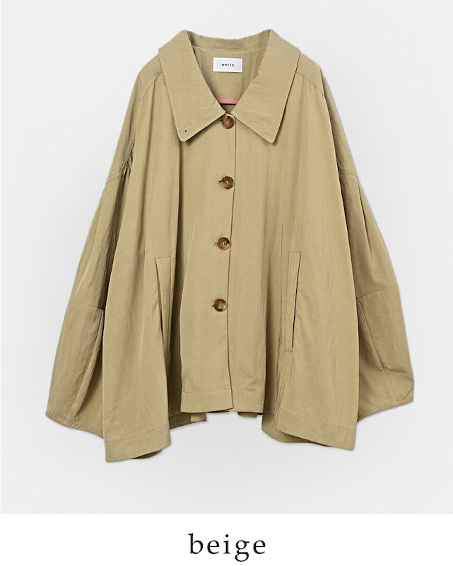 whyto ホワイト テントライン ジャケット “tent line jacket