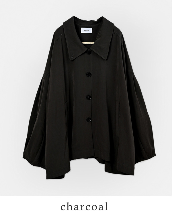 whyto ホワイト テントライン ジャケット “tent line jacket
