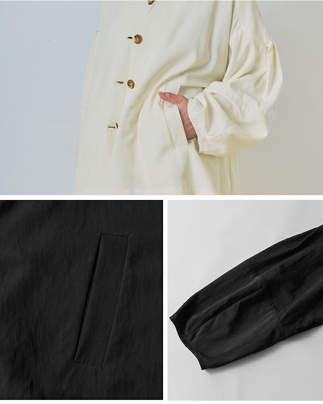 値下げ中ショートテントシルエットハンティングジャケット　ホワイト MidiUmi ハンティングショートジャケット｜ MARcourt ONLINE STORE