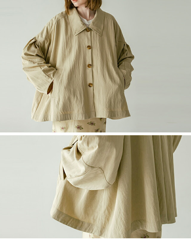 whyto ホワイト テントライン ジャケット “tent line jacket