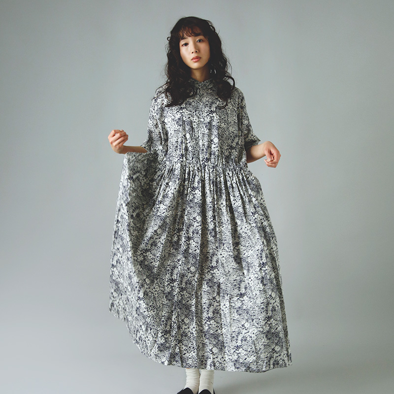 TOUJOURS トゥジュー リバティ ワイルド フラワープリント コットン