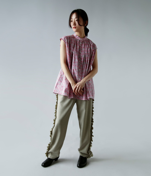 LOULOU セーリングボートプリントリボン付きシャツ ◻︎シャツ・ブラウス – YOLO（ヨロ）｜ファッション通販