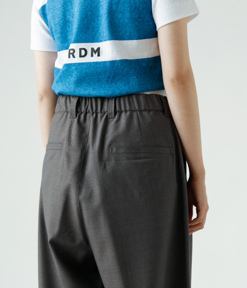 WOMEN'S】TOUJOURS（トゥジュー）“2 In-pleat Baggy Pants