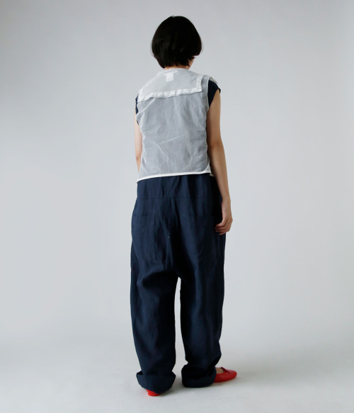 TOUJOURS トゥジュー ファイン コットン ソフト チュール ジレ