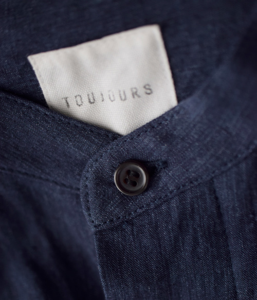 トゥジュー toujours ノーカラーオールインワン TOUJOURS トゥジュー ハードウォッシュ リネン オールインワン