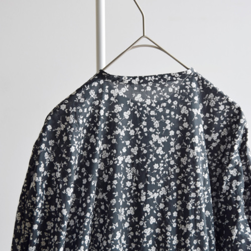 TOUJOURS トゥジュー フラワープリント コットン ストレッチ ドレス