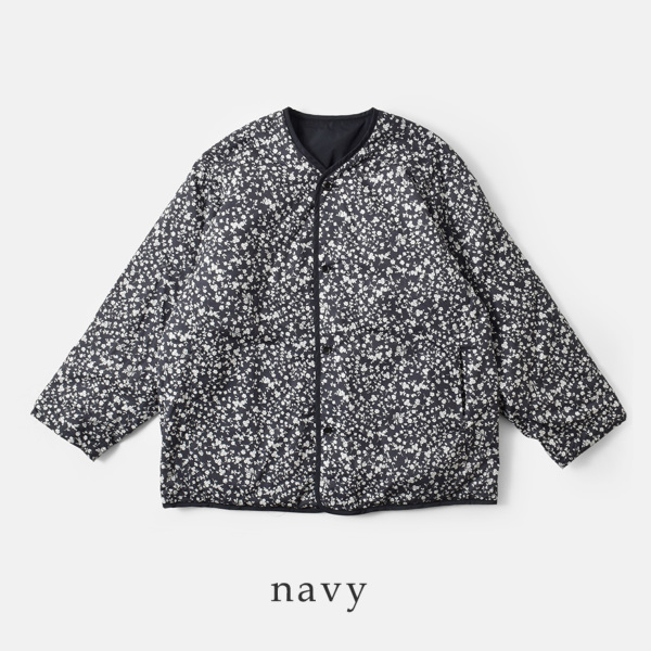 TOUJOURS トゥジュー フラワープリント コットン ストレッチ