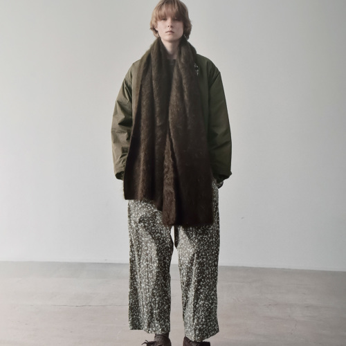 TOUJOURS トゥジュー フラワープリント コットン ストレッチ