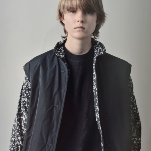 TOUJOURS トゥジュー フラワープリント コットン ストレッチ