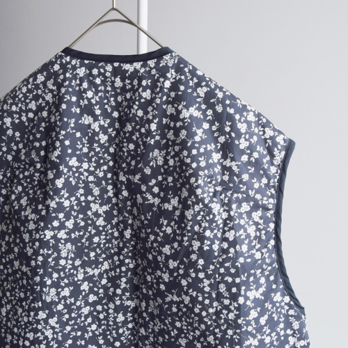 TOUJOURS トゥジュー フラワープリント コットン ストレッチ