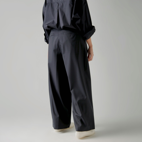 TOUJOURS トゥジュー SUPER120sトロピカルウール パンツ “2 In-pleat