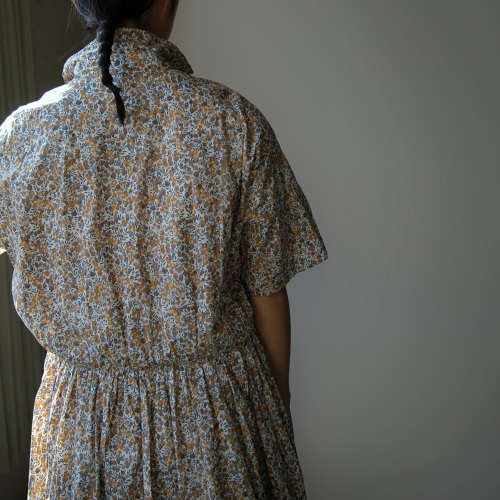 TOUJOURS トゥジュー リバティフラワープリントコットン ドレス “Short