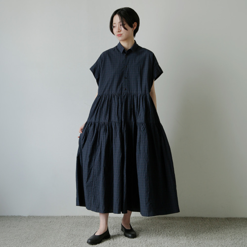 TOUJOURS トゥジュー ハードウォッシュコットン タッターソール